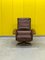 Vintage Leather Swivel Relax Armchair, 1970s, Image 5