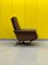 Vintage Leather Swivel Relax Armchair, 1970s 4