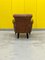 Fauteuil Club en Cuir Marron, 1980 2