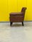 Brown Leather Club Armchair, 1980 4