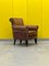 Brown Leather Club Armchair, 1980 3