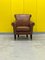 Brown Leather Club Armchair, 1980 1