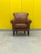 Brown Leather Club Armchair, 1980, Image 1