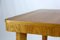 Tavolo pieghevole quadrato impiallacciato in quercia di Jitona, anni '60, Immagine 9