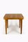 Tavolo pieghevole quadrato impiallacciato in quercia di Jitona, anni '60, Immagine 5