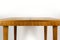 Tavolo pieghevole quadrato impiallacciato in quercia di Jitona, anni '60, Immagine 15