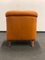 Club chair vintage in pelle arancione, 1980, Immagine 2