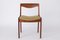 Teak Dining Chairs by Vilhelm Wohlert, Denmark, 1950s, Set of 4, Image 6