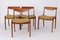 Teak Dining Chairs by Vilhelm Wohlert, Denmark, 1950s, Set of 4 1