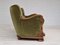 Danish Art Deco 3-Seater Sofa in Green Velour, Image 16