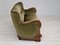 Danish Art Deco 3-Seater Sofa in Green Velour, Image 15