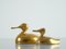 Mid-Century Brass Ducks, 1960s, Unkns, Set of 2 8