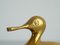 Mid-Century Brass Ducks, 1960s, Unkns, Set of 2 2