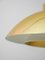 Lámpara de suspensión dorada, años 60, Imagen 3