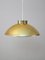 Golden Suspension Lamp, 1960s 2