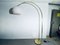 Lámpara de arco ajustable grande de latón, años 70, Imagen 4