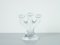 Vintage Swedish Glass Candleholder from Nybro, Image 1