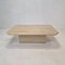 Italian Coffee Table in Travertine, 1980s, Image 3