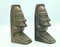 Vintage Mayan Style Cast Iron Bookends from Elektro-Gerätebau Oberderdingen, 1960s, Set of 2 5