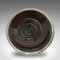 English Silver Plated Walnut Wine Bottle Coaster, 1930s 3