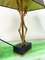 Abstract Brass Lamp with a Marble Base 10