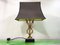 Abstract Brass Lamp with a Marble Base 7