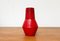 Mid-Century Italian Red Ceramic Vase from Bitossi, 1960s, Image 1