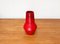 Mid-Century Italian Red Ceramic Vase from Bitossi, 1960s 3