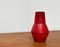 Mid-Century Italian Red Ceramic Vase from Bitossi, 1960s 10