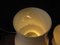 Weiße Pilz-Tischlampen aus Muranoglas, 1960er, 2er Set 6