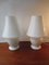 White Murano Glass Swirl Mushroom Table Lamps , 1960s, Set of 2, Image 15