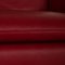 Leather Armchair in Red by Willi Schillig, Image 3