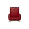 Fauteuil en Cuir Rouge par Willi Schillig 7