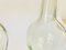 Bottiglie vintage decorative in vetro trasparente, Francia, anni '60, set di 2, Immagine 4