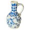 White and Blue Jug in Faïence from Delft, Netherlands, 19th Century, Image 1
