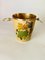 Cloisonné Champagne Bucket with Colored Floral Decor & Brass Handle, 1960s 7