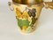 Cloisonné Champagne Bucket with Colored Floral Decor & Brass Handle, 1960s 2