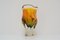 Vase Art en Verre attribué à Josef Hospodka pour Glasswork Chribska, 1960s 3