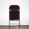 Vintage Chrome and Brown Corduroy Folding Chair, 1970s, Image 9