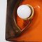 Lampada marrone in ceramica di Pan Keramik, Germania, anni '70, Immagine 6