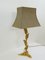 Lámpara de mesa francesa de metal dorado y bronce de Fondica, Imagen 8
