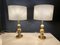 Gilded Ball Lamps attributed to Boulanger, 1970s, Set of 2 2