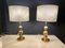 Gilded Ball Lamps attributed to Boulanger, 1970s, Set of 2, Image 2