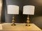 Gilded Ball Lamps attributed to Boulanger, 1970s, Set of 2, Image 7