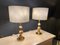 Gilded Ball Lamps attributed to Boulanger, 1970s, Set of 2, Image 4