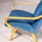 Fauteuils Bleu Poudre attribués à Jaroslav Smidek pour Jitona, 1950s, Set de 2 2