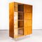Large Mid-Century Glass Fronted Shelved Cabinet, 1960s, Image 8
