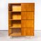 Large Mid-Century Glass Fronted Shelved Cabinet, 1960s, Image 1