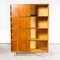 Large Mid-Century Glass Fronted Shelved Cabinet, 1960s, Image 6