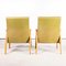 Original Armchairs in Lime Green by Jaroslav Smidek, 1950s, Set of 2, Image 8